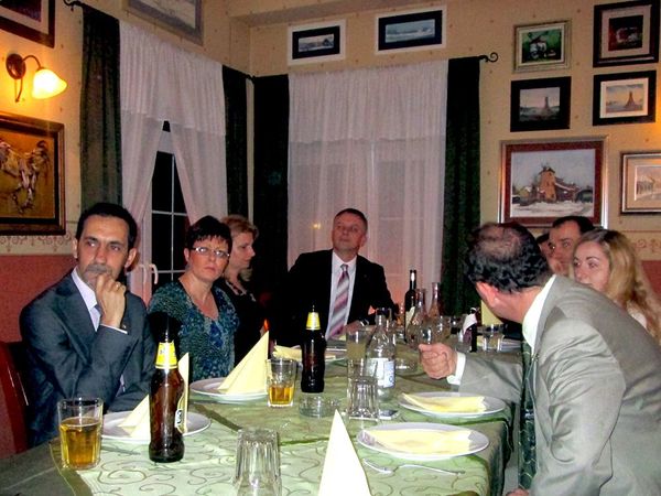 Predavanje o Čileu — počasni konzul Augustin Pio Garsija