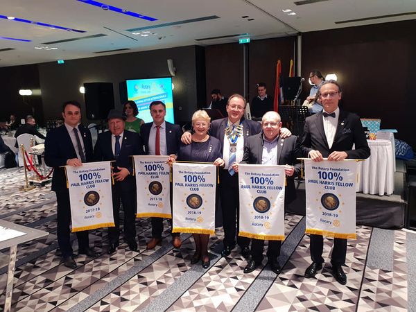 Rotary - 90 godina u Srbiji i RC Pančevo 100% Paul Harris Fellow klub