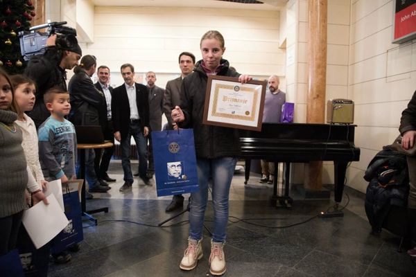 Svečano otvaranje izložbe najboljih dečjih radova 2014.