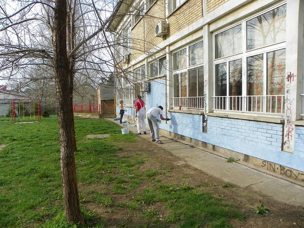 Akcija RC „Pančevo, Mihajlo Pupin„ - uređenje vrtića „Bubamara„ 27.04.2014