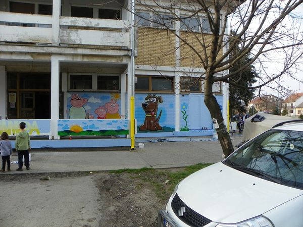 Akcija RC „Pančevo, Mihajlo Pupin„ - uređenje vrtića „Bubamara„ 27.04.2014