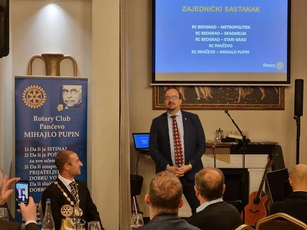 Zajednički sastanak: Rotary Club Beograd Skadarlija, Rotary Club Beograd…